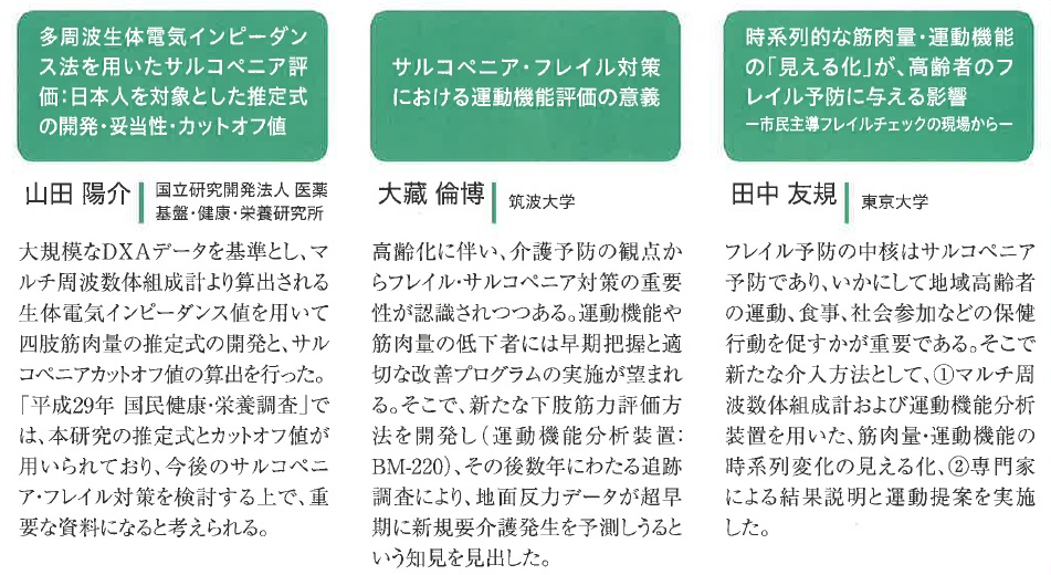 第5回　日本サルコペニア・フレイル学会大会開催　シンポジウム内容のご紹介